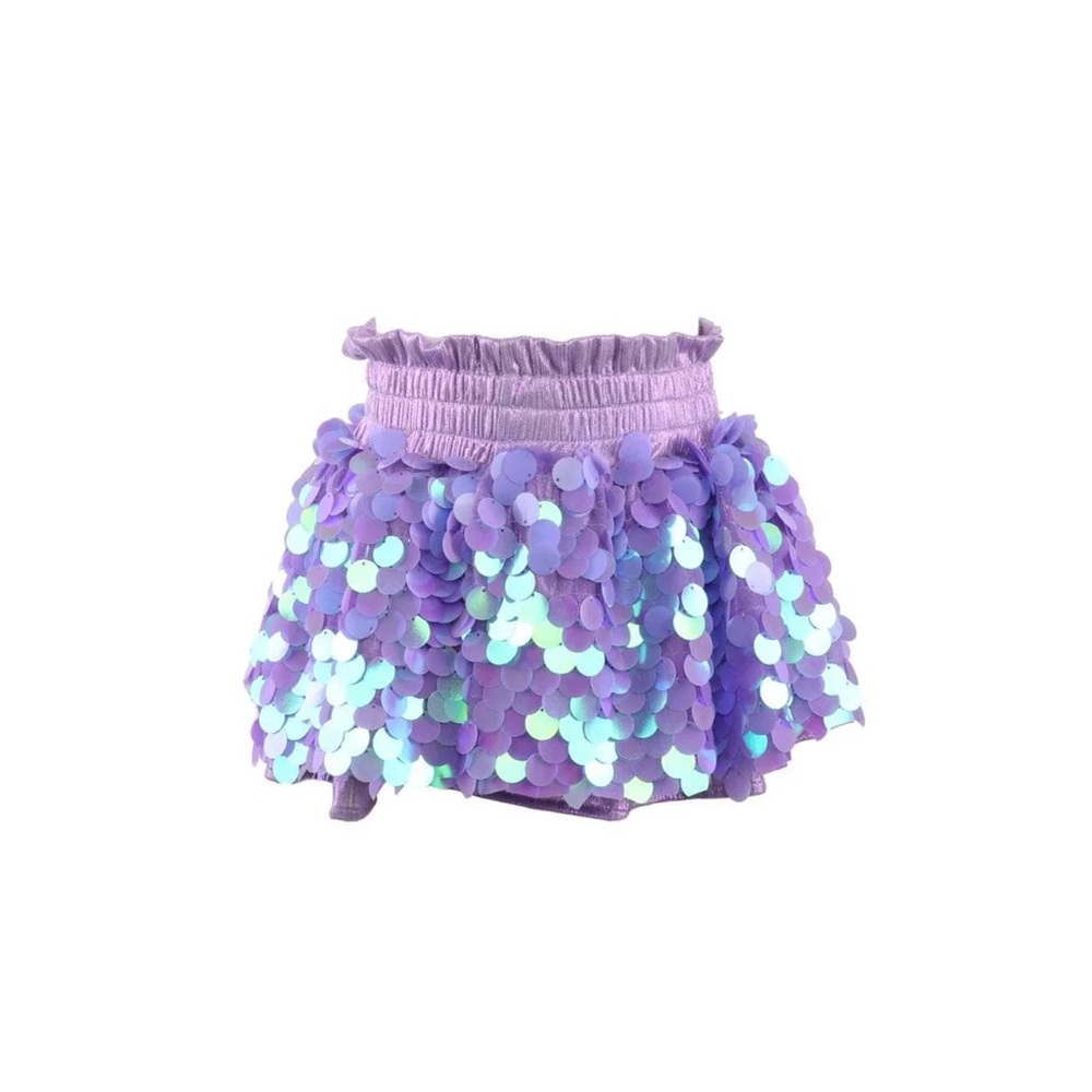 PAILLETTE METALLIC SKORT